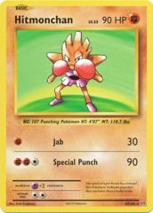 Hitmonchan - 62/108 - Non Holo Theme Deck Exclusive